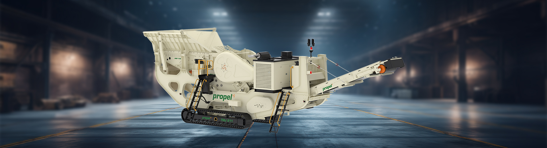 National Engineering achieves Peak Performance with Propel Track-Mounted Jaw Crushers TMJ 811