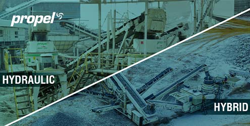 Why Hybrid is better than Hydraulic Mobile Crushing & Screening Plant?